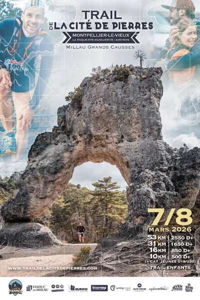 Trail de la Cité de Pierres à Montpellier-Le-Vieux