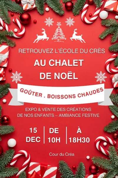 L'école du Crès au chalet de Noël