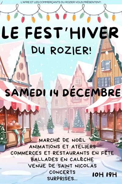 Marché de Noël " Le fest'Hiver " du Rozier