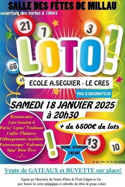 Loto de l'école A.SEGUIER