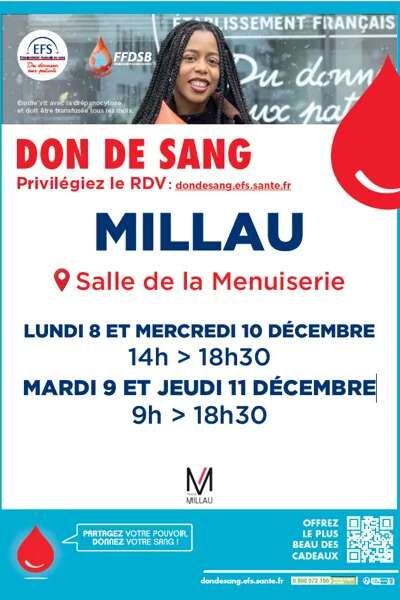 Don du sang 2025 à Millau