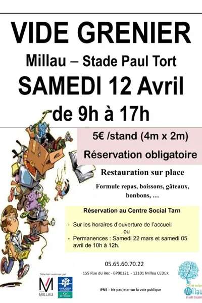 Vide grenier gymnase Paul Tort