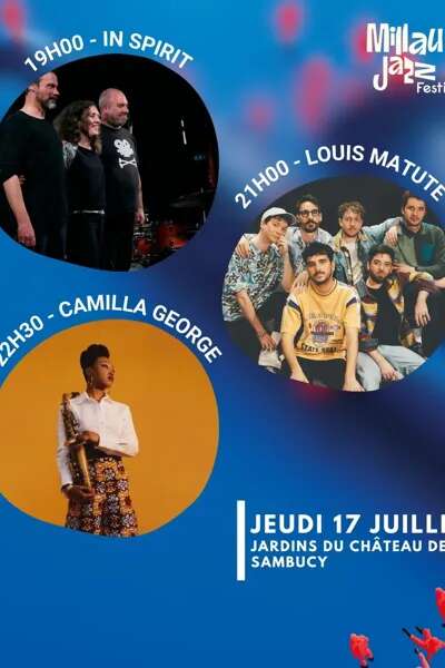 Jeudi 17 juillet - 1 soirée = 3 concerts - Festival Millau Jazz