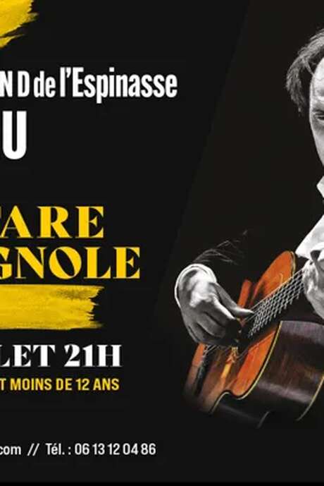 Concert guitare espagnole, Philippe Cornier