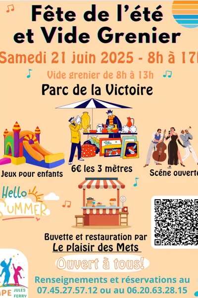 Fête de l'été et vide grenier - Ecole Jules Ferry