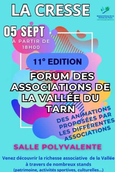 Forum des associations de la Vallée du Tarn à la Cresse