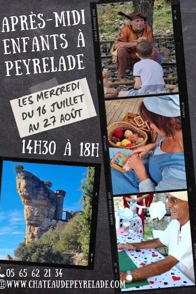 Animations enfants 2025 - Château de Peyrelade