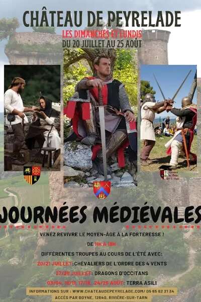 Animations médiévales 2025 - Château de Peyrelade