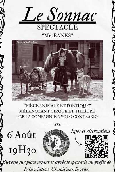 Spectacle « Mrs Banks » - centre équestre Le Sonnac