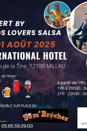Concert "latinos Lovers Salsa"  & soirée dansante salsa - Place de la Tine
