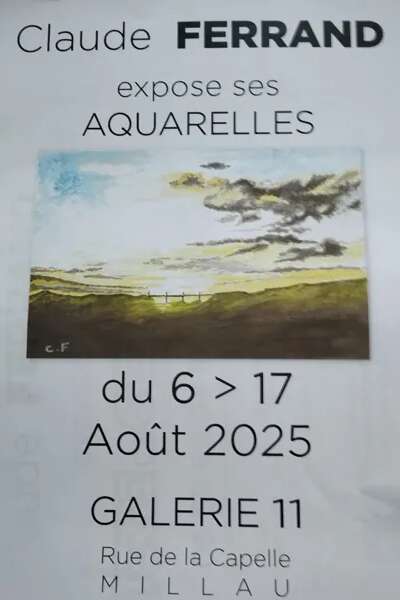 Exposition de Claude Ferrand - Galerie du 11 rue de la Capelle