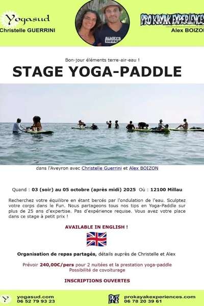 Stage yoga paddle