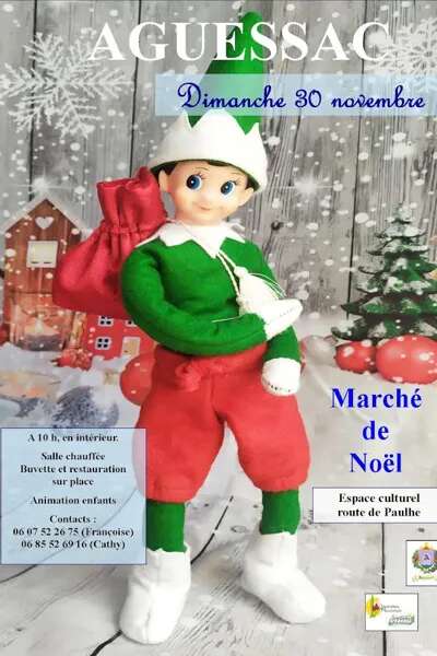 Marché de noël à Aguessac
