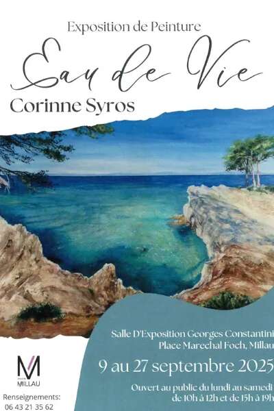 Exposition " Eau de Vie " de Corinne Syros - Salle Costantini