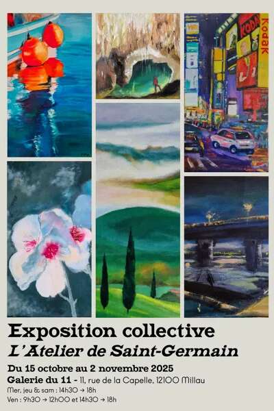 Exposition collective, l'Atelier St Germain - Galerie du 11 rue de la Capelle