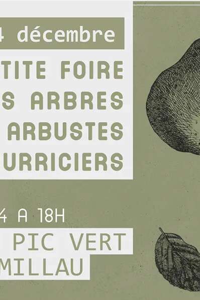 Petite foire des arbres et arbustes nourriciers - le Pic Vert