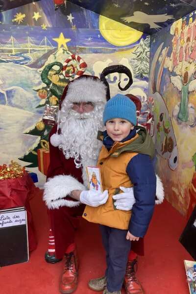 Festival Bonheurs d'Hiver - Photo avec le Père Noël