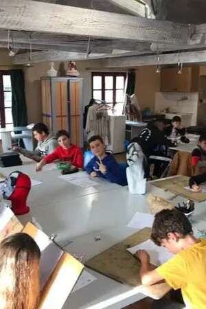 Festival Bonheurs d'Hiver - Stage de dessin avec DAF  - Vieux Moulin