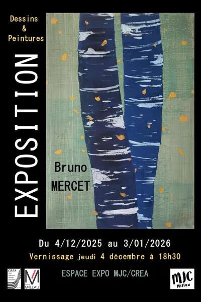 Expo de dessins et peintures de Bruno MERCET -  MJC