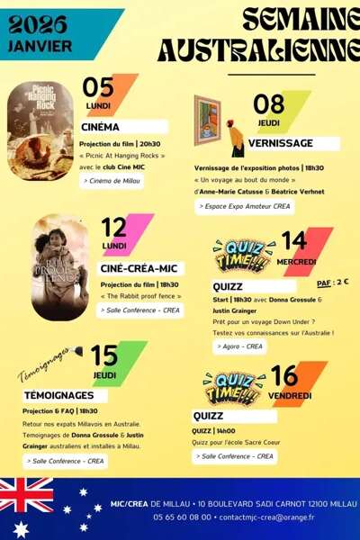 Semaine australienne à Millau