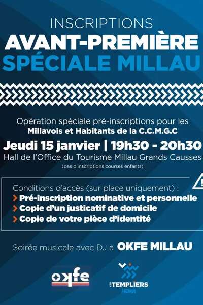 Pré inscriptions avant-première spéciale Millau pour le Festival des Templiers - OKA 2026 !