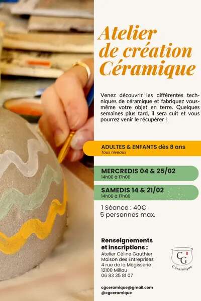 Atelier de création de Céramique