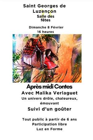 Après-midi contes avec Malika Verlaguet