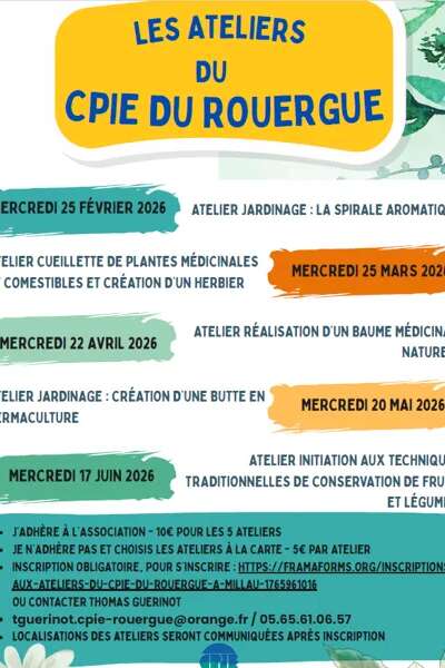 Les ateliers du CPIE du Rouergue