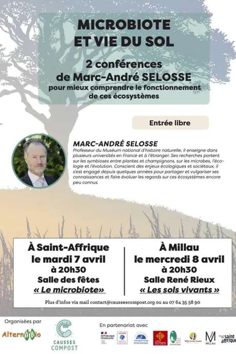 Conférence de Marc-André SELOSSE " les sols vivants "