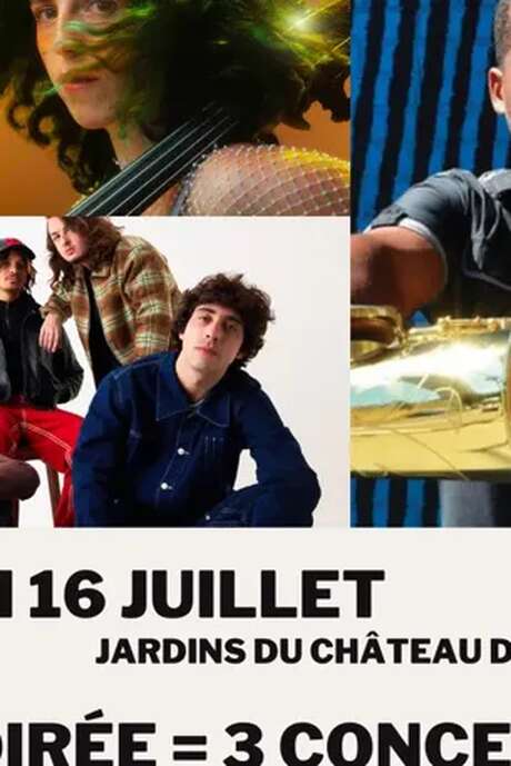 MILLAU JAZZ FESTIVAL | Soirée du Jeudi 16 juillet | 19H00 | 1 Soirée = 3 Concerts : Louise Knobil Trio (19h) + AMG (21h) + James Brandon Lewis Quartet (22h30)