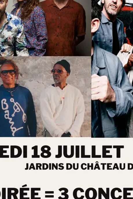 Soirée du Samedi 18 juillet|  Soirée de clôture| 3 Concerts : Prima Kanta (19h) + Poets of Forest (21h) + Arat Kilo feat. Mamani Keita & Mike Ladd (22h30)- Millau Jazz Festival