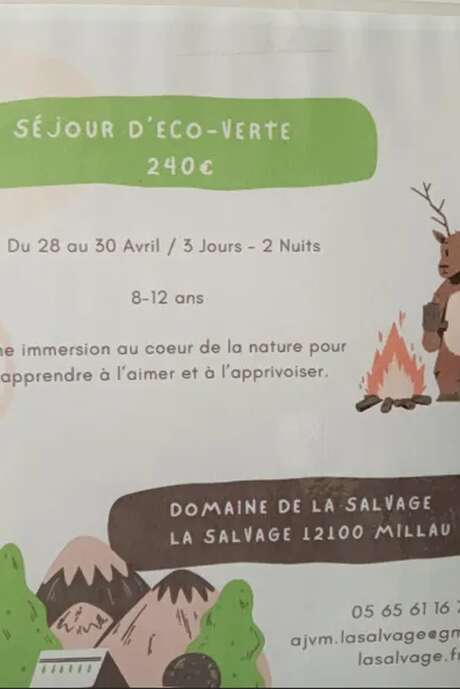 Séjour d'éco-verte - enfants et ados à la Salvage - Vacances de printemps