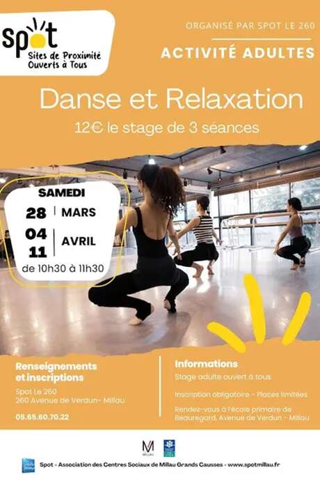 Danse et relaxation - Spot le 260