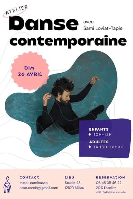 Ateliers danse contemporaine pour adultes, ados et enfants - CAMIN
