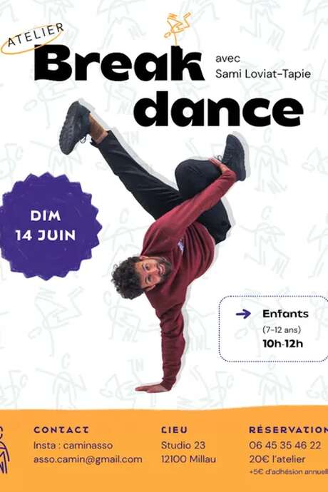 Ateliers Breakdance - Enfants - Camin