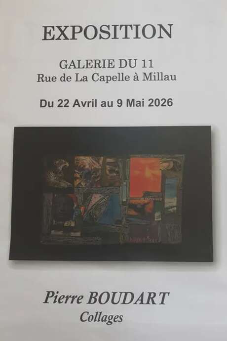 Exposition " Collages ", de Pierre Boudart - Galerie du 11 rue de la Capelle