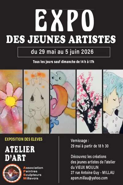 Exposition des élèves de l'APSM- Vieux Moulin