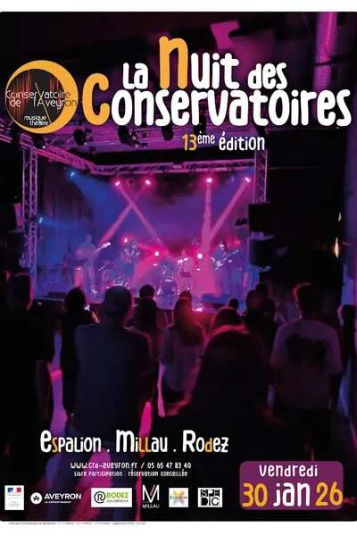 Nuit des Conservatoires - Conservatoire de l'Aveyron