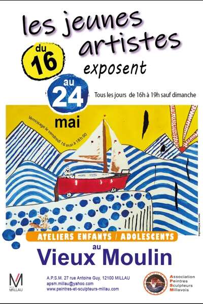 Exposition travaux d'élèves enfants et ados du Vieux Moulin Exposition travaux d'élèves enfants et ados du Vieux Moulin