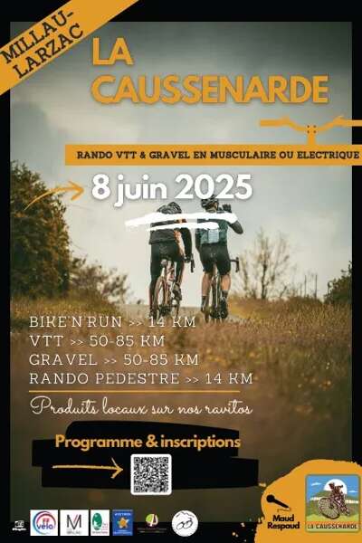 Randonnées, VTT, Gravel " La Caussenarde Bike festival " 2025