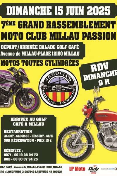 6ème Grand Rassemblement Moto Club Millau Passion