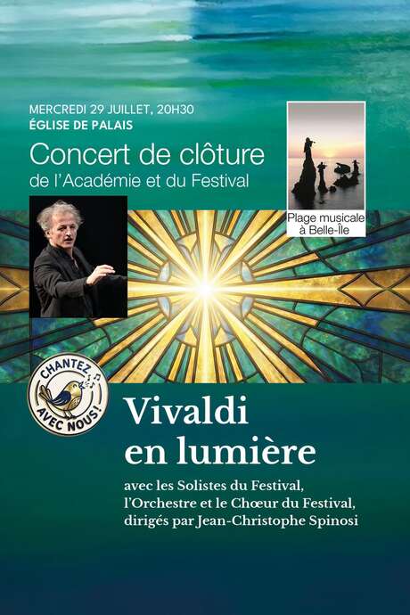 Plage musicale à Belle Ile : concert de clôture : Vivaldi en lumière