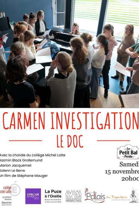 Le Mois du Doc au cinéma Le Petit Bal Perdu : "C'était pas écrit" et "Carmen Investigation"