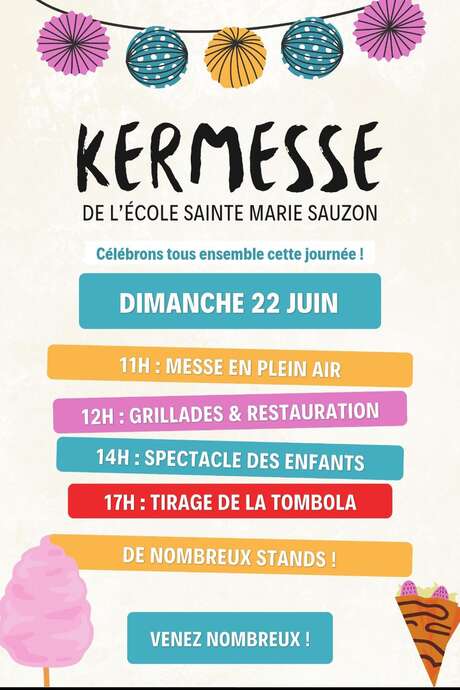 Kermesse de l'école Sainte Marie