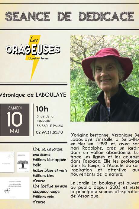 Séance de dédicace : Véronique de La Boulaye