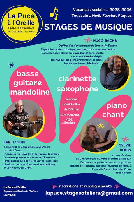 Stage de musique : La Puce à l'Oreille