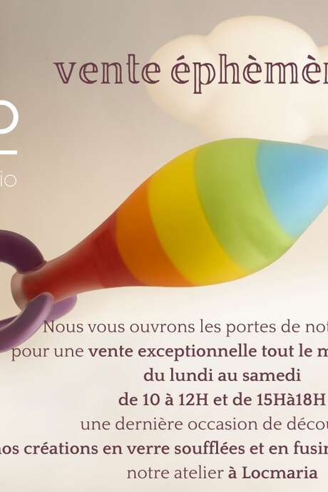 Vente éphémère chez Bo Glass