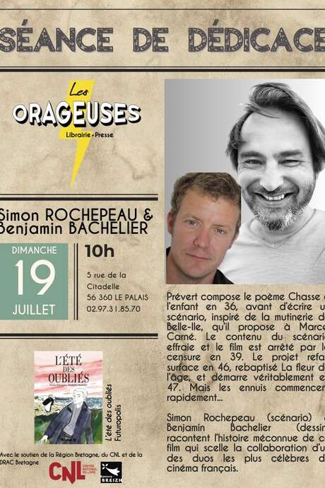 Séance de dédicace : Simon Rochepeau & Benjamin Bachelier