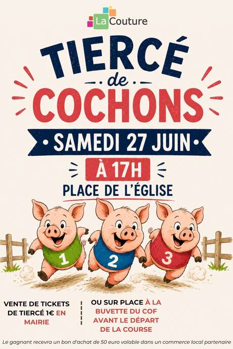 Tiercé de cochons