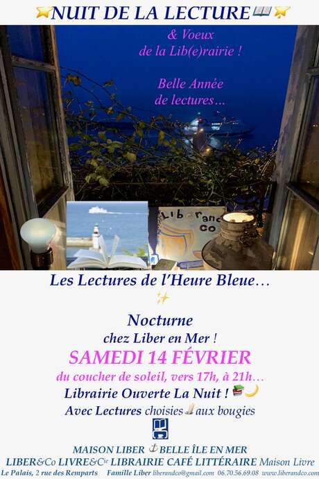 Nuit de la lecture et voeux de la Lib(e)rairie Liber et Compagnie !